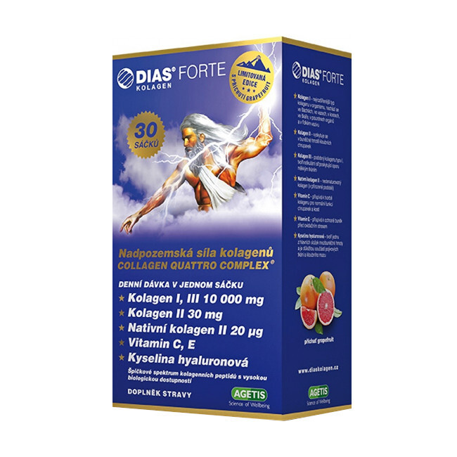 DIAS FORTE Kolagen grapefruit 30 sáčků