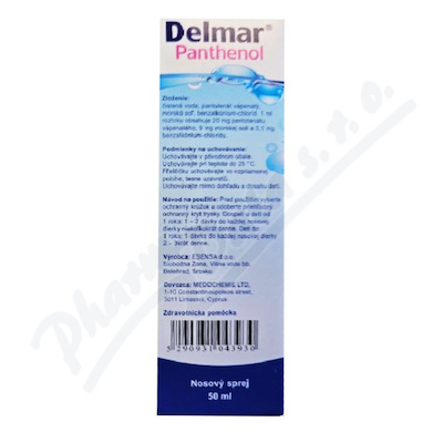 DELMAR Panthenol nosní sprej 50 ml