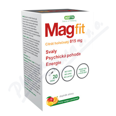 Magfit příchuť mango a pomeranč 20 sáčků