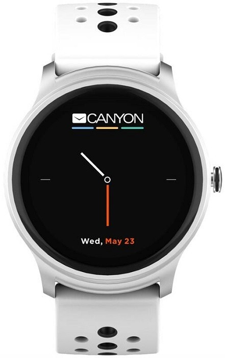 Chytré hodinky Canyon Oregano / 1,3" IPS LCD / Bluetooth 4.2 / 240 × 240 px / černá/bílá Varianta: ivi1