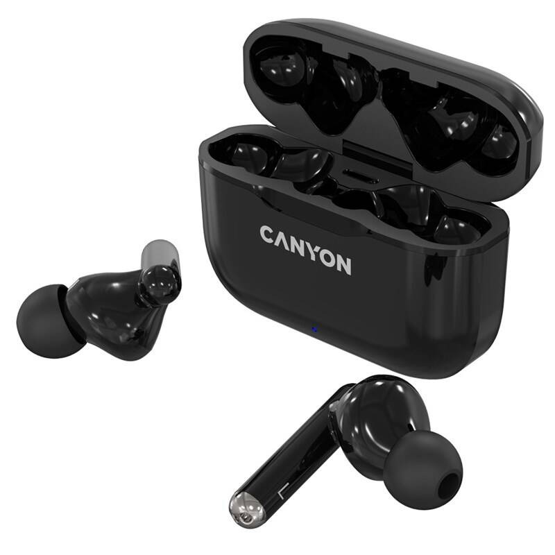 Bezdrátová sluchátka Canyon TWS-3 / Bluetooth 5.0 / 70 dB / 20 Hz až 20 kHz / černá Varianta: ivi1