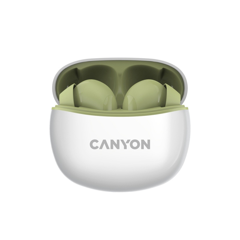 Canyon Bezdrátová stereo sluchátka True Wireless TWS-5 zelená