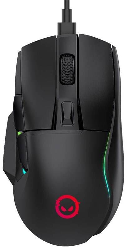 Myš Lorgar Jetter 357 / až 8000 DPI / 6 tlačítek / USB-A / černá Varianta: ivi1