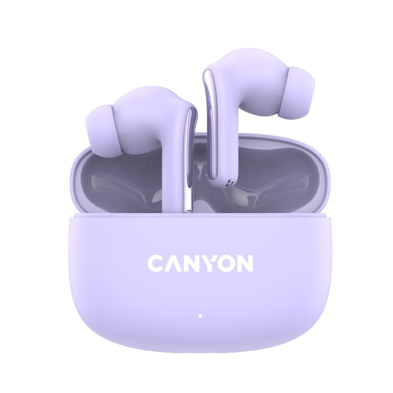 Canyon Bezdrátová stereo sluchátka True Wireless OnGo 9 fialová
