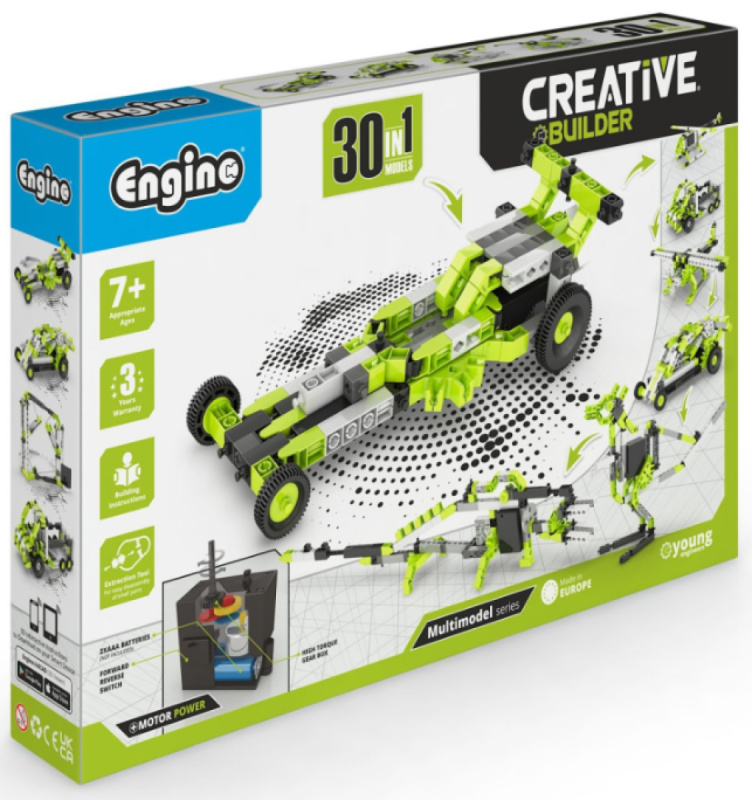 Engino 3030 Inventor 30 Models Motorized Set