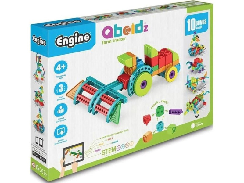Engino QBOIDZ farmářský traktor s 10 bonusovými modely