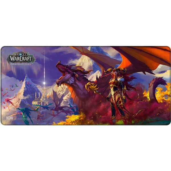 Herní podložka World of Warcraft Dragonflight - Alexstrasza & Dragon XL Vícebarevná