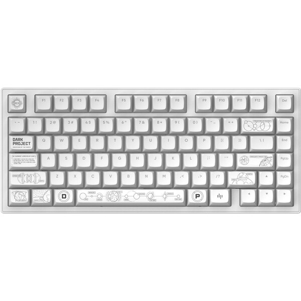 Dark Project DPKB_NOSTRA_81_ANSI_WHITE Bílá