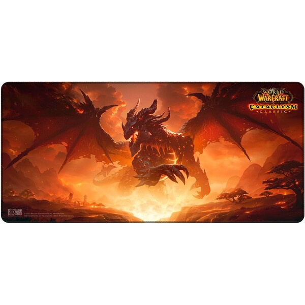 Herní podložka World of Warcraft Classic: Cataclysm Deathwing XL Vícebarevná