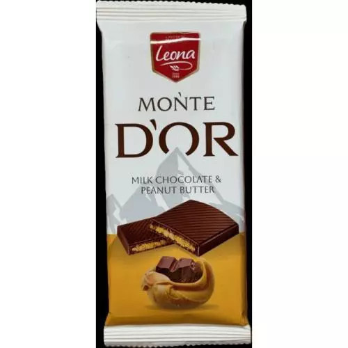 Leona pochoutka monte dor milk peanut butter 90g