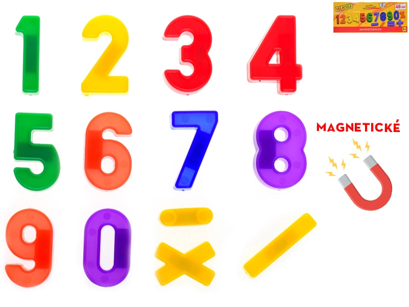 Sada magnetických číslic 48 ks