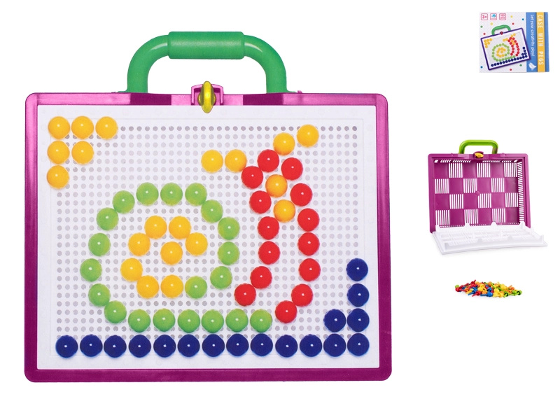 Mozaiková sada s kloboučky 100 ks v přenosném kufříku