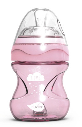 Nuvita lahvička Mimic Cool Light pink 150ml