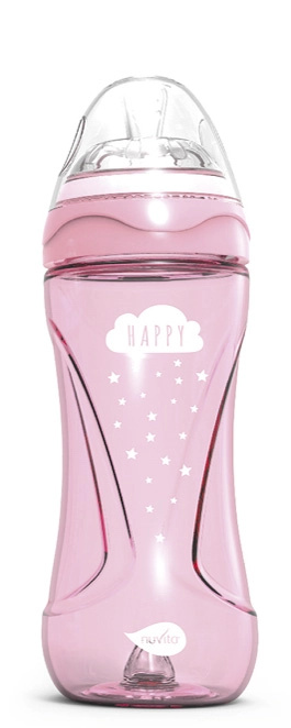 Nuvita lahvička Mimic Cool Light pink 330ml