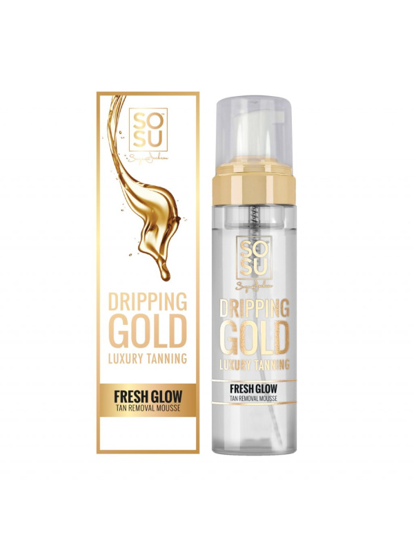 SOSU Dripping Gold Fresh Glow Pěna na odstranění opálení 150 ml