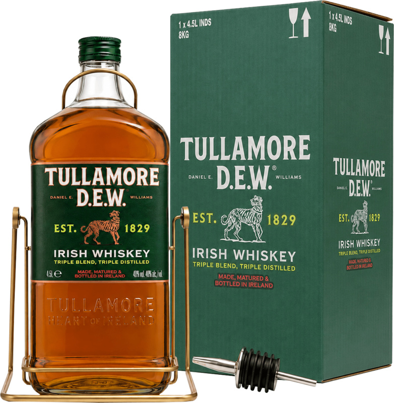 Tullamore D.E.W. 4,5 l v kolébce 40%