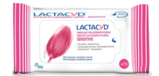 LACTACYD Ubrousky pro intimní hygienu Sensitive 15 kusů