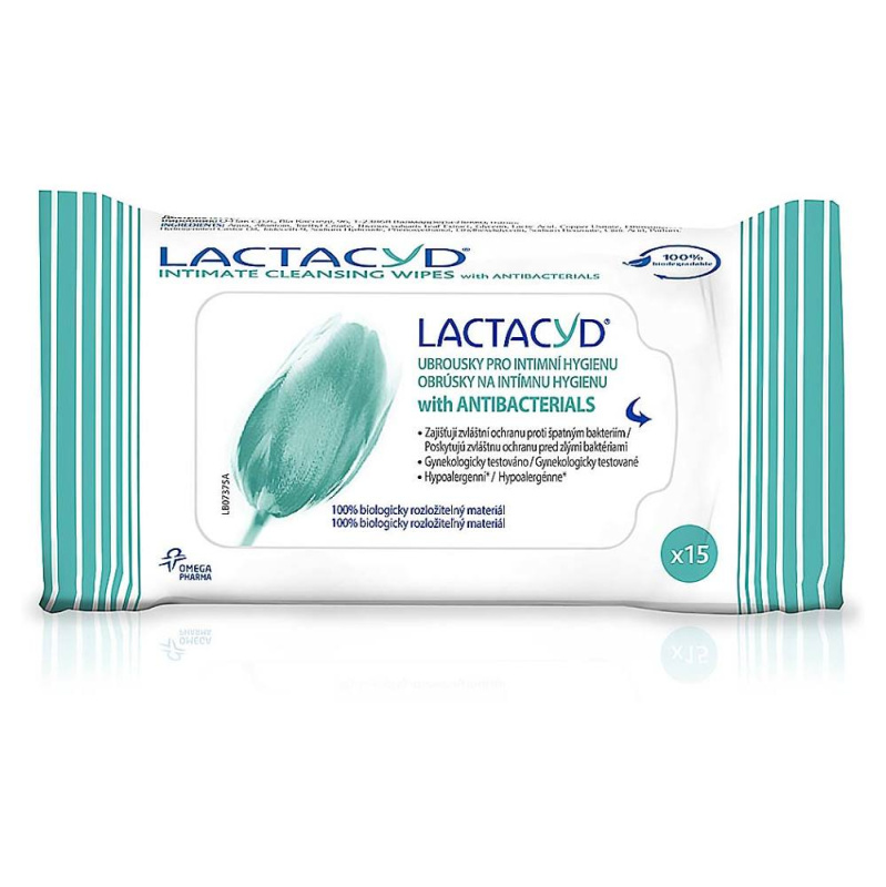 Lactacyd Pharma ubrousky pro intimní hygienu 15 ks