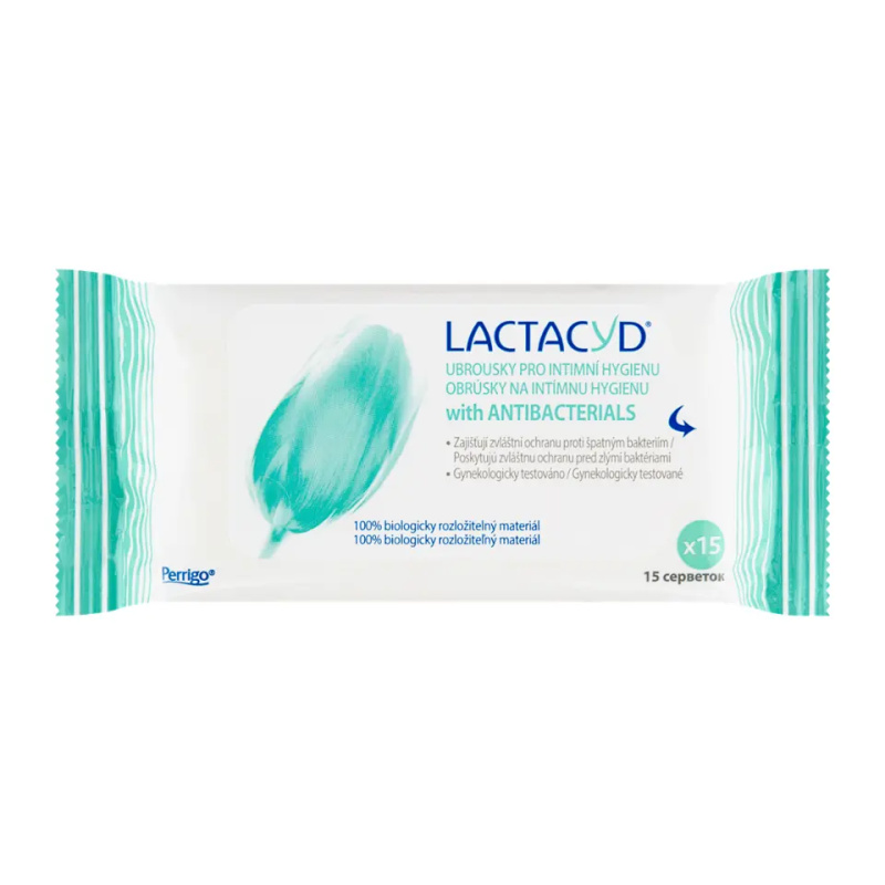 Lactacyd Pharma ubrousky pro intimní hygienu 15 ks