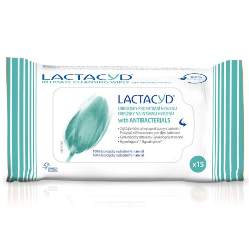 Lactacyd Pharma ubrousky pro intimní hygienu 15 ks