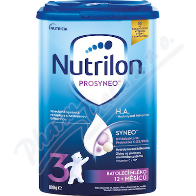 NUTRILON Prosyneo 3 H.A. pokračovací kojenecké mléko 12m+ 800 g