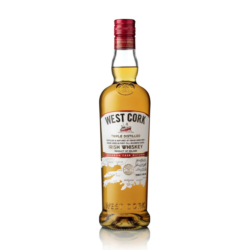 West Cork Blended Bourbon Cask 40% 0,7l (holá lahev)