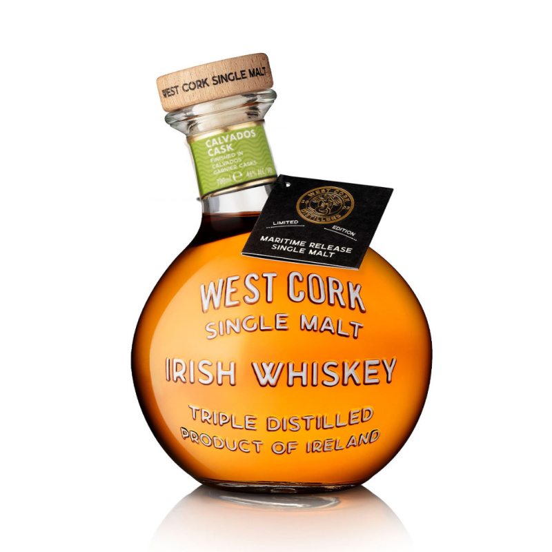 West Cork Single Malt Maritime Calvados Cask 46% 0,7l (holá lahev)