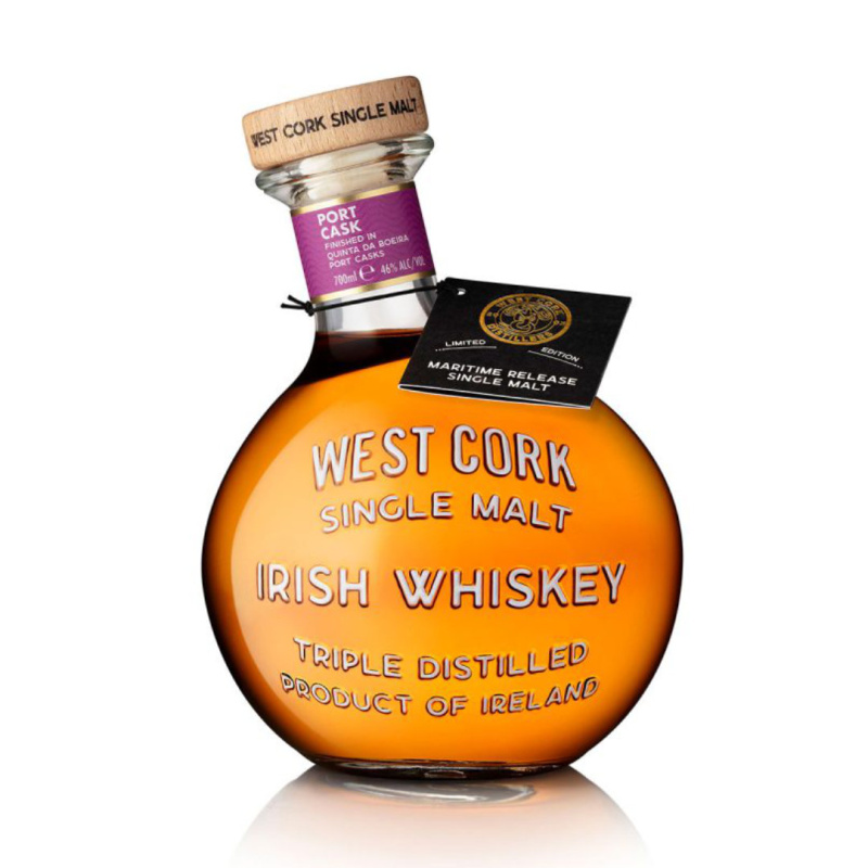 West Cork Single Malt Maritime Port Cask 46% 0,7l (holá lahev)