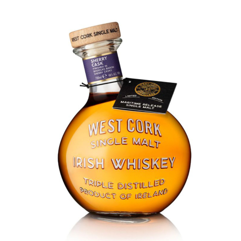 West Cork Single Malt Maritime Sherry Cask 46% 0,7l (holá lahev)