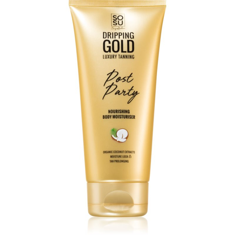 Dripping Gold Post Party hydratační tělový krém na prodloužení opálení 200 ml
