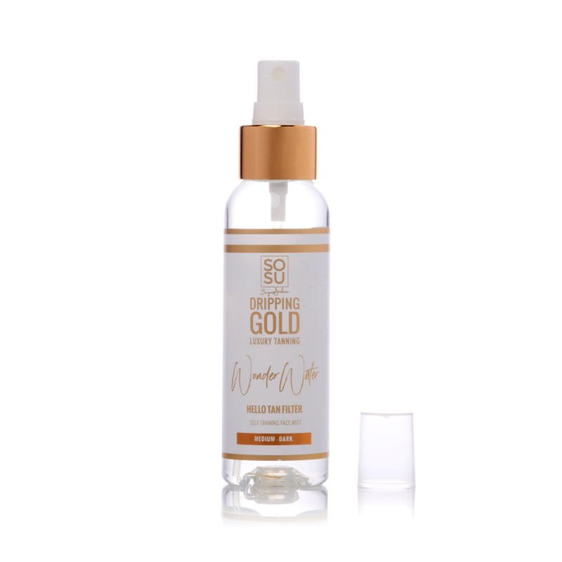 Dripping Gold Wonder Water Hello Tan samoopalovací mlha na obličej Medium - Dark 100 ml