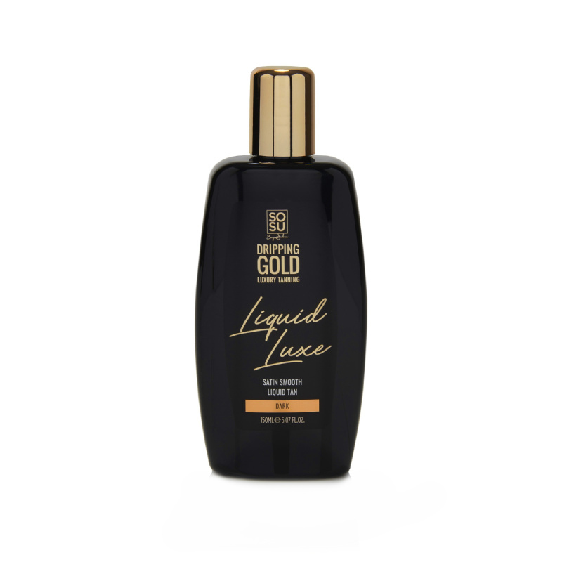 Dripping Gold Luxury Tanning Liquid Luxe samoopalovací voda na tělo Dark 150 ml