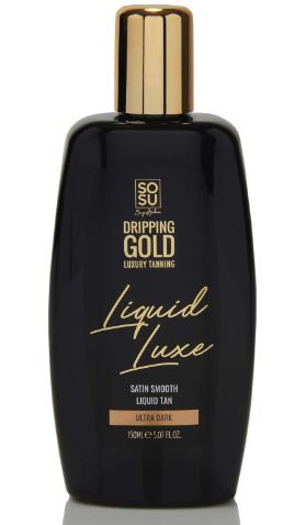 Dripping Gold Luxury Tanning Liquid Luxe samoopalovací voda na tělo Ultra Dark 150 ml