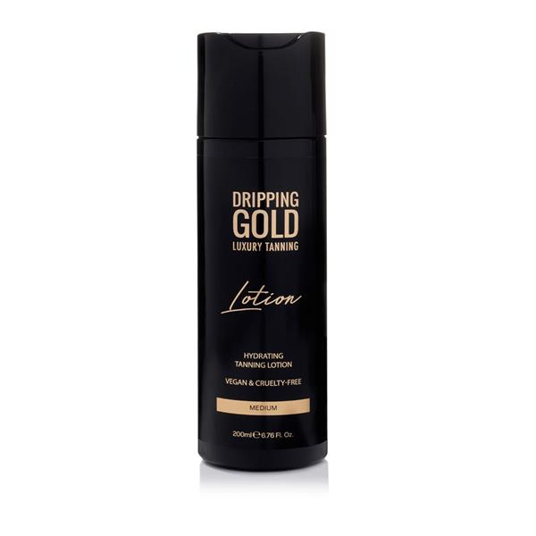 Dripping Gold Luxury Tanning Lotion hydratační samoopalovací mléko pro intenzivní opálení odstín Medium 200 ml