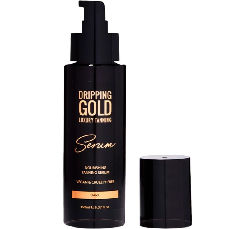 Dripping Gold Luxury Tanning Serum samoopalovací přípravek na tělo a obličej odstín Dark 150 ml