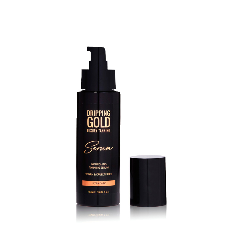Dripping Gold Luxury Tanning Serum samoopalovací přípravek na tělo a obličej odstín Ultra Dark 150 ml
