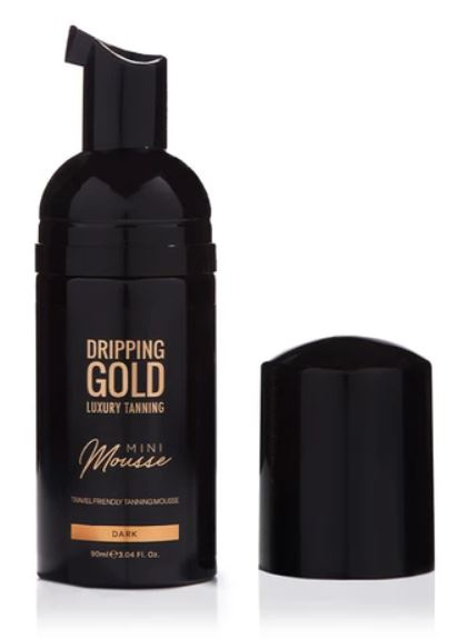 SOSU Dripping Gold Mini Mousse Cestovní samoopalovací pěna dark 90 ml