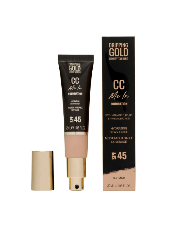Dripping Gold CC Me In lehký make-up SPF 45 odstín Sand 3.5 32 ml