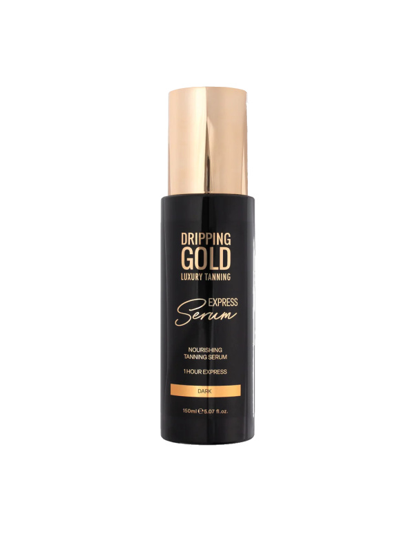 Dripping Gold Express Tanning Serum samoopalovací přípravek na tělo odstín Dark 150 ml