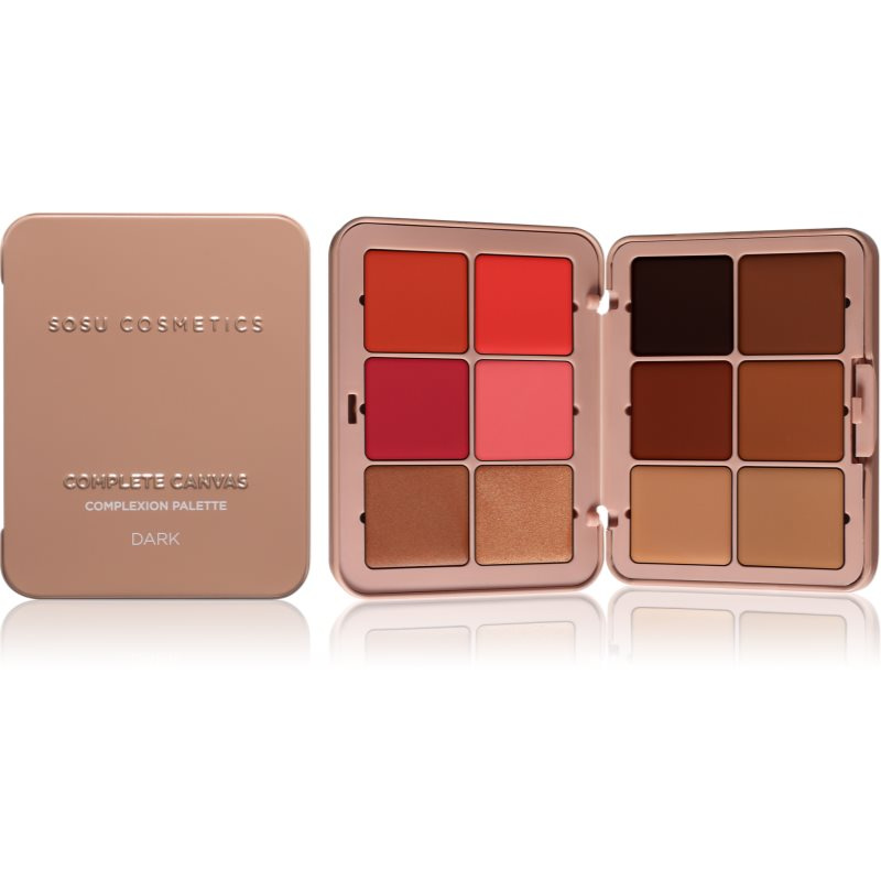 SOSU Cosmetics Complete Canvas Complexion Palette multifunkční paleta na obličej odstín 26.4 g