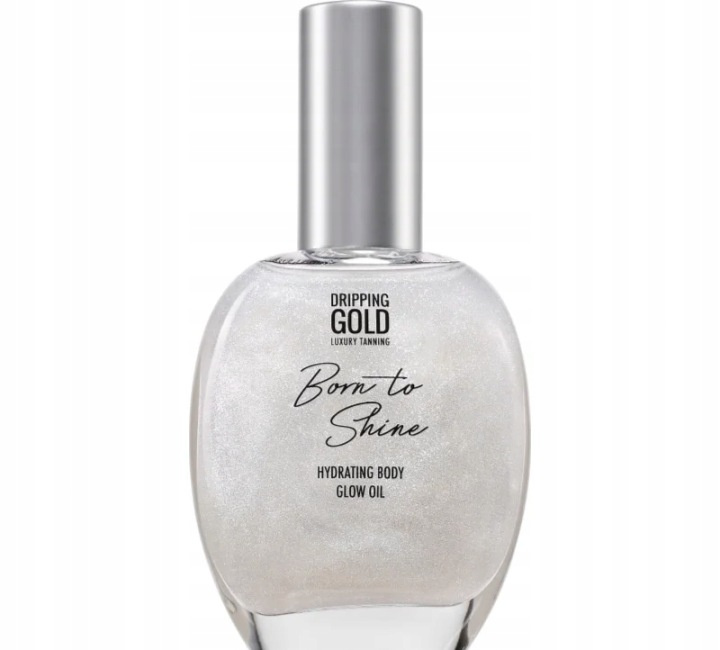 Dripping Gold Born To Shine třpytivý olej na tělo odstín Silver 55 ml
