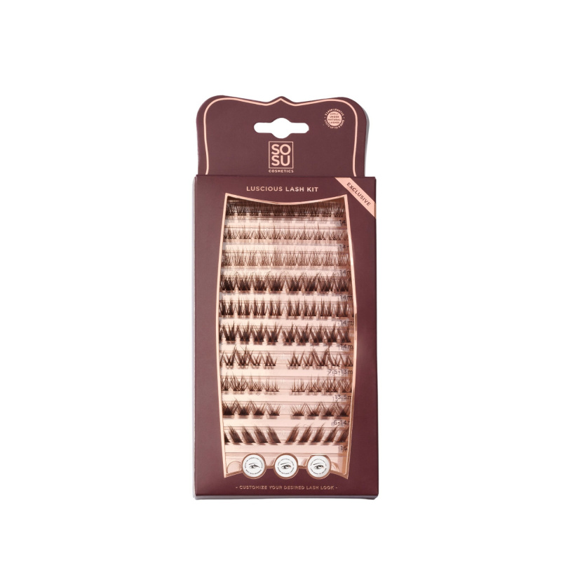 SOSU Cosmetics Luscious Lash Kit trsové nalepovací řasy 1 ks
