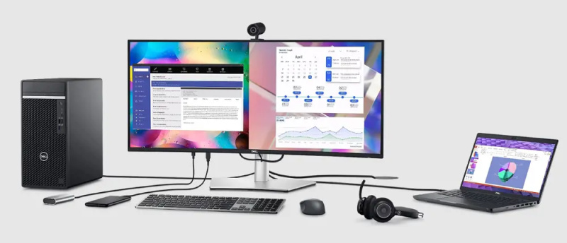 DELL U3824DW Stříbrná