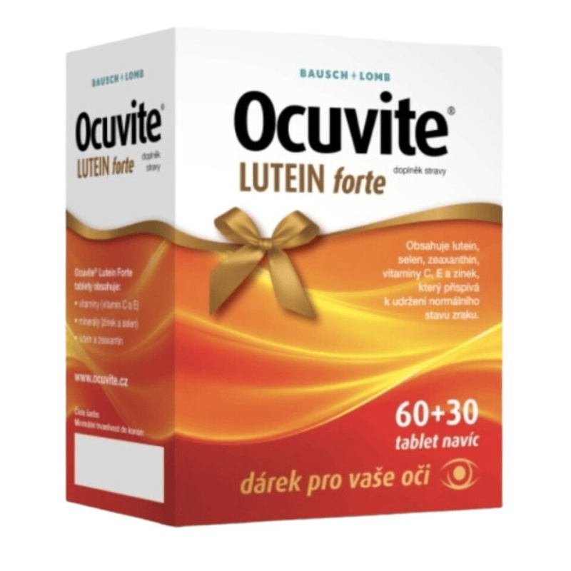 Ocuvite LUTEIN forte dárkové balení 60+30 tablet