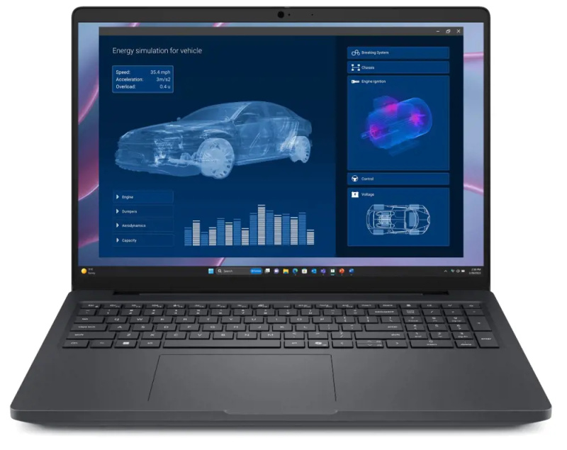 Dell Pro Max/MC16255/AI7PRO-450/16"/WUXGA/32GB/1TB/RTX 500/W11P/Black/3R NBD