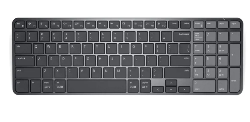 Dell bezdrátová klávesnice dobíjecí KB746 GER