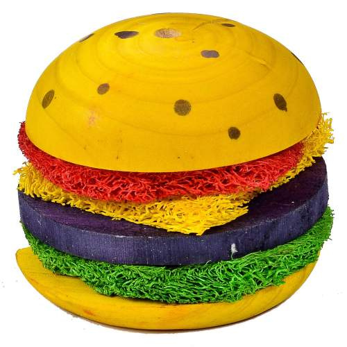 Hračka pro hlodavce Hamburger
