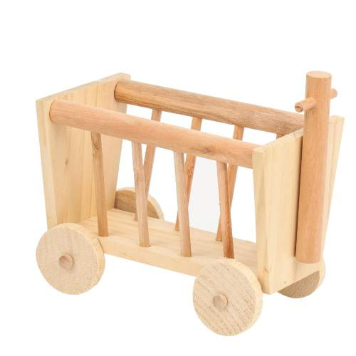 Hračka pro hlodavce vozík na seno