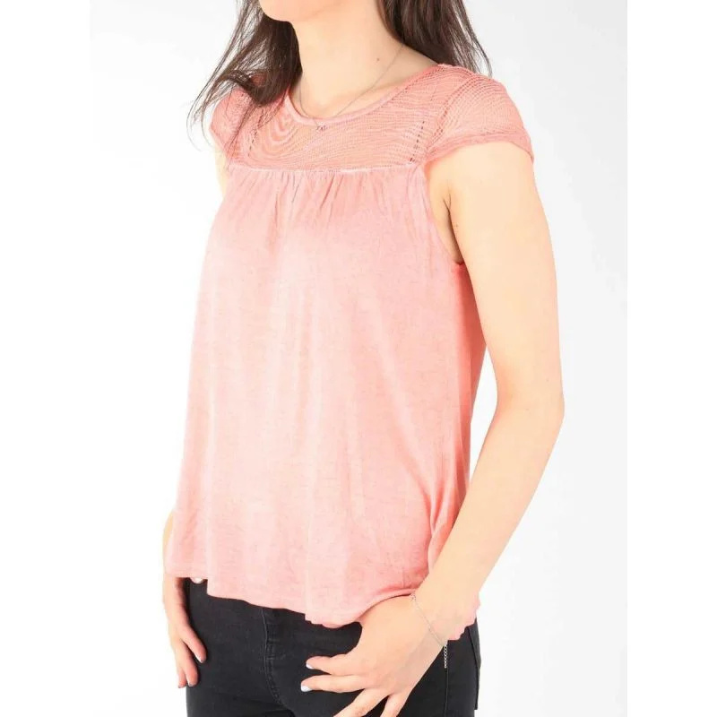 Wrangler Tričko s krátkým rukávem Coral Peach W W7337FDJX XL