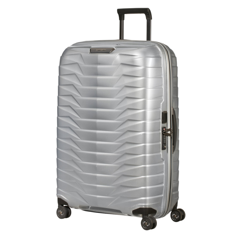 Samsonite Skořepinový kufr Proxis L Stříbrný 98 l